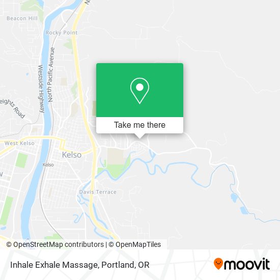 Inhale Exhale Massage map