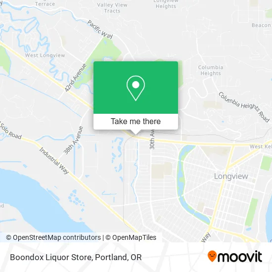 Boondox Liquor Store map
