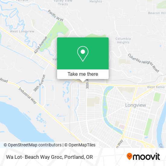 Wa Lot- Beach Way Groc map