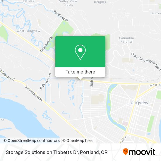 Storage Solutions on Tibbetts Dr map
