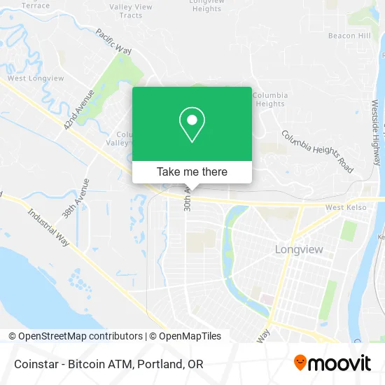 Mapa de Coinstar - Bitcoin ATM
