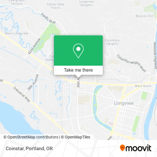 Coinstar map