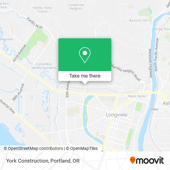 York Construction map