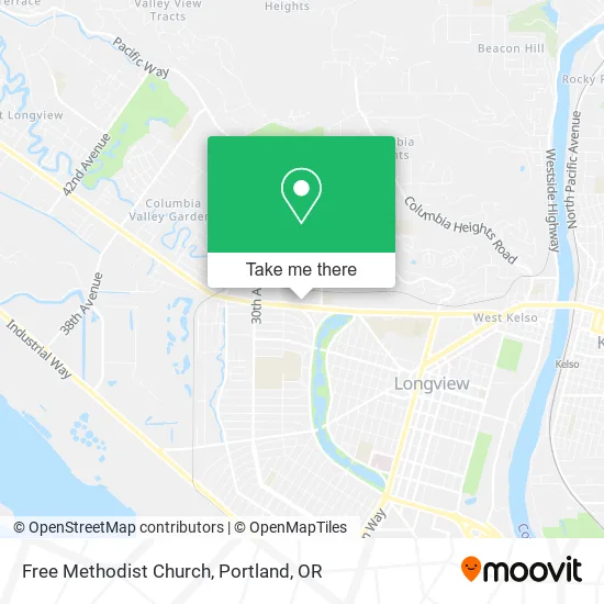 Free Methodist Church map