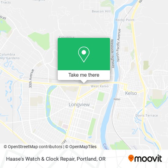 Haase's Watch & Clock Repair map