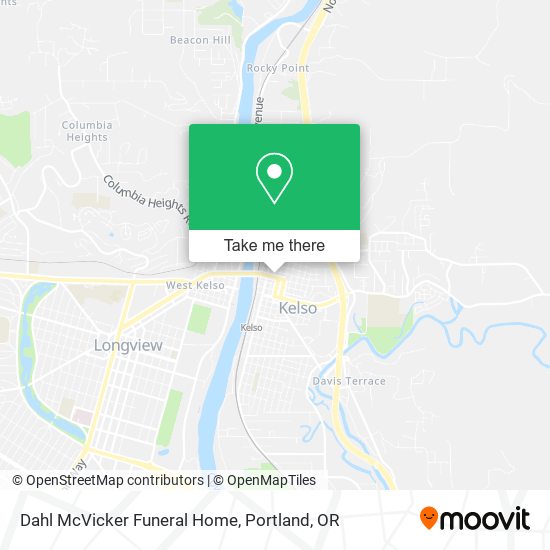 Dahl McVicker Funeral Home map