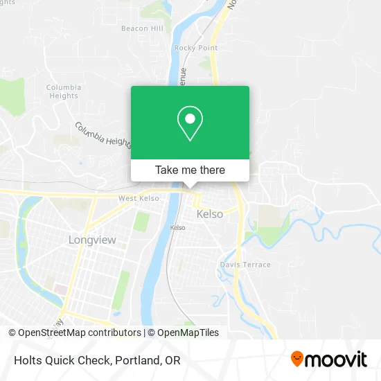 Holts Quick Check map