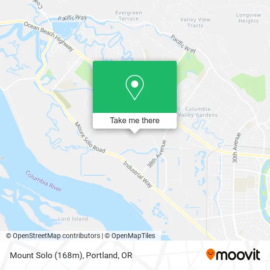 Mapa de Mount Solo (168m)