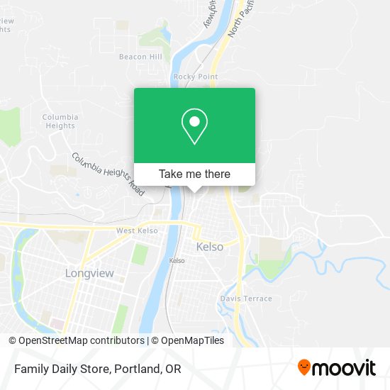 Family Daily Store map