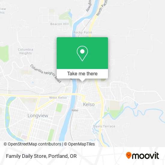 Family Daily Store map