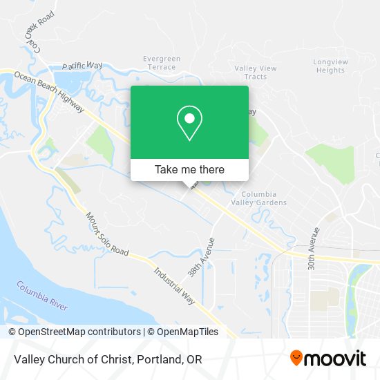 Valley Church of Christ map
