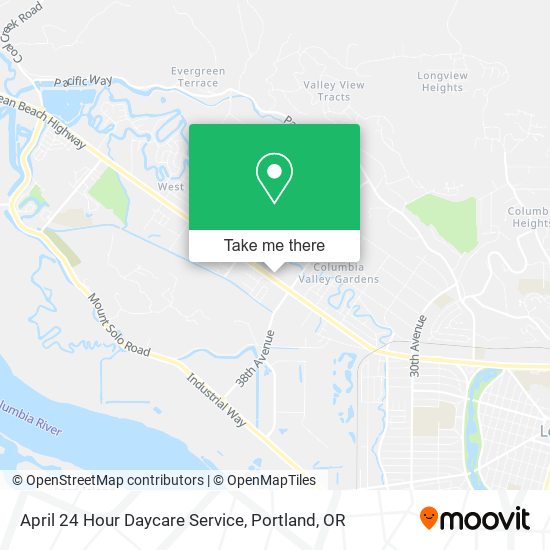 April 24 Hour Daycare Service map
