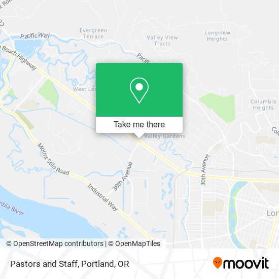 Mapa de Pastors and Staff