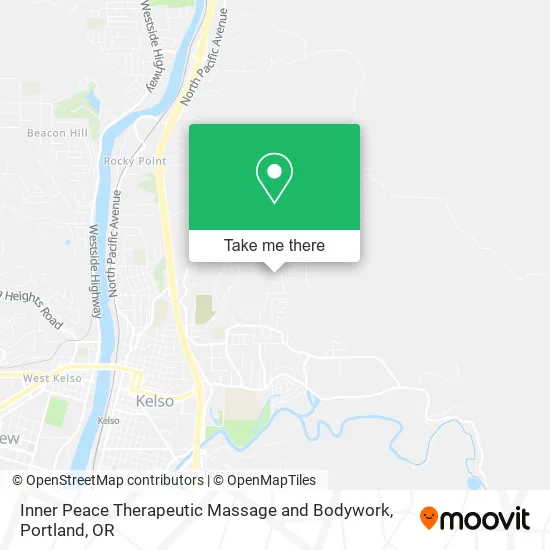 Inner Peace Therapeutic Massage and Bodywork map