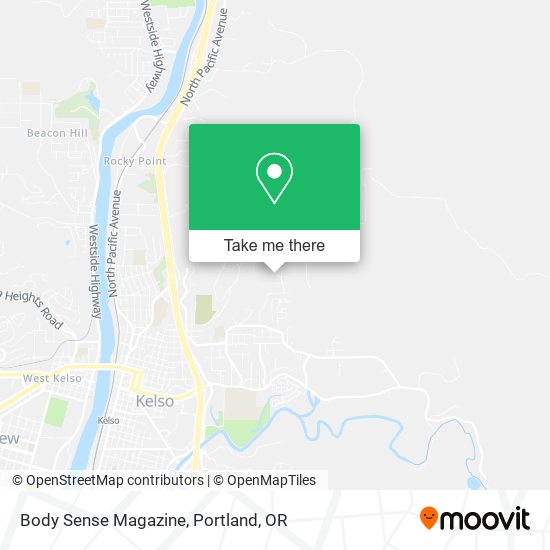 Mapa de Body Sense Magazine