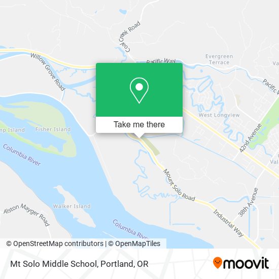 Mapa de Mt Solo Middle School