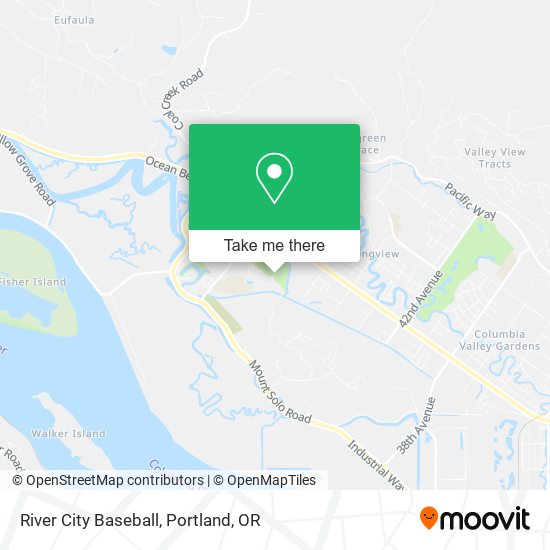 River City Baseball map