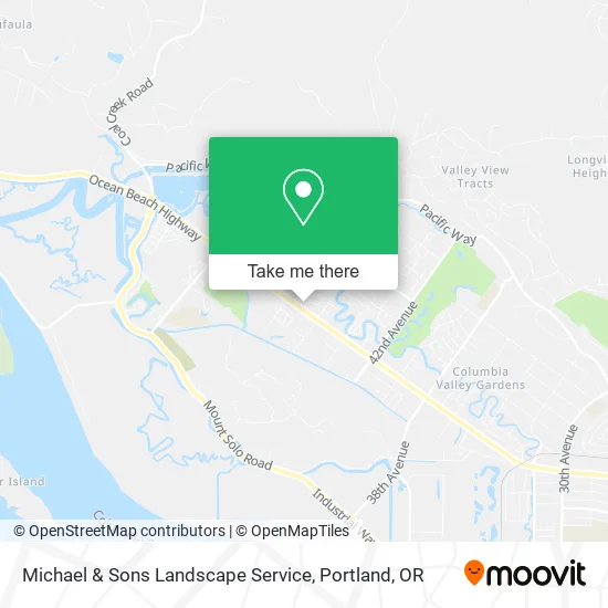 Michael & Sons Landscape Service map