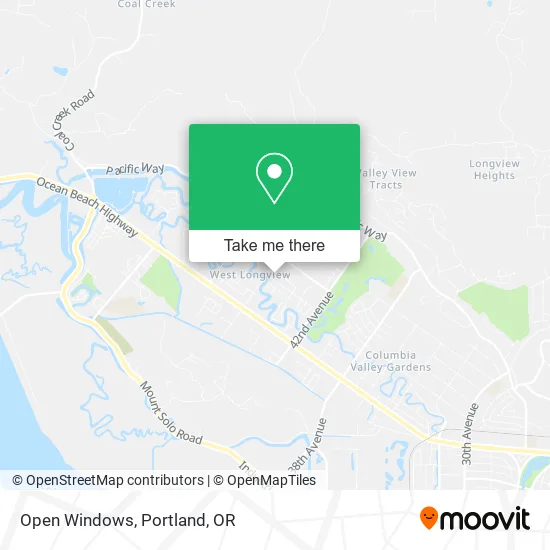 Open Windows map