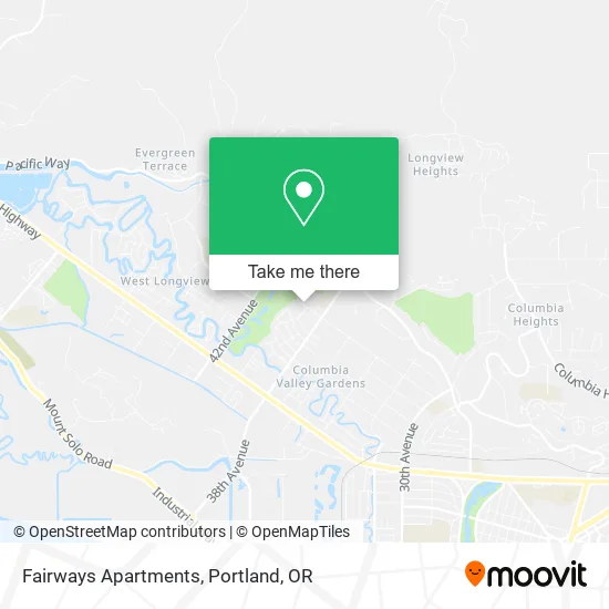 Fairways Apartments map