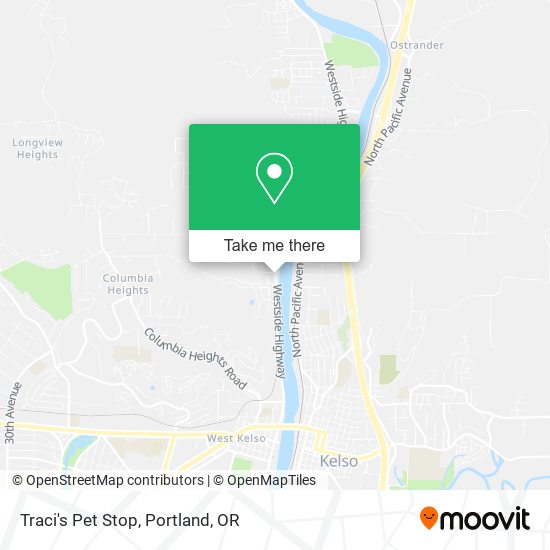 Mapa de Traci's Pet Stop