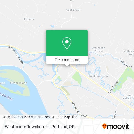 Westpointe Townhomes map