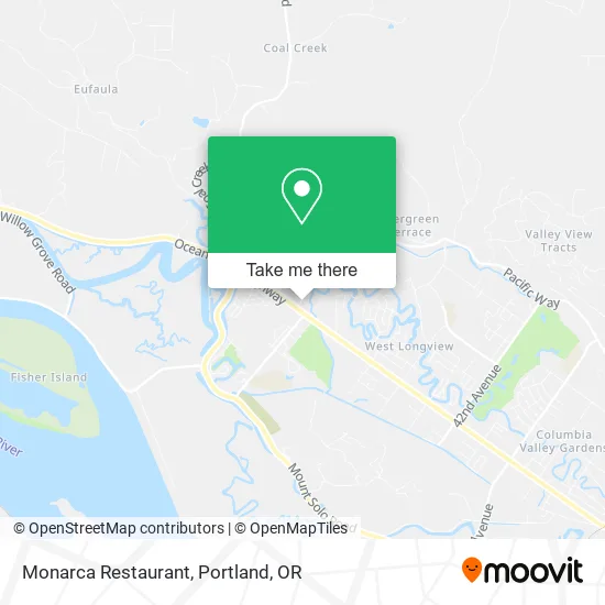 Monarca Restaurant map