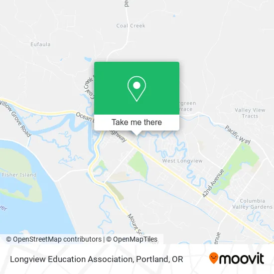 Longview Education Association map
