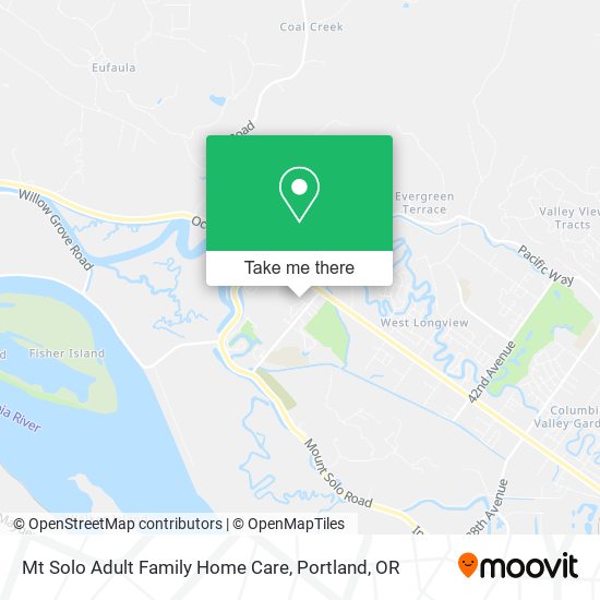 Mapa de Mt Solo Adult Family Home Care