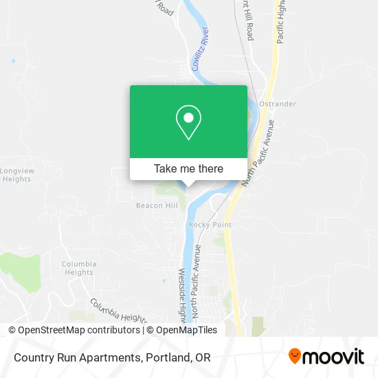Country Run Apartments map
