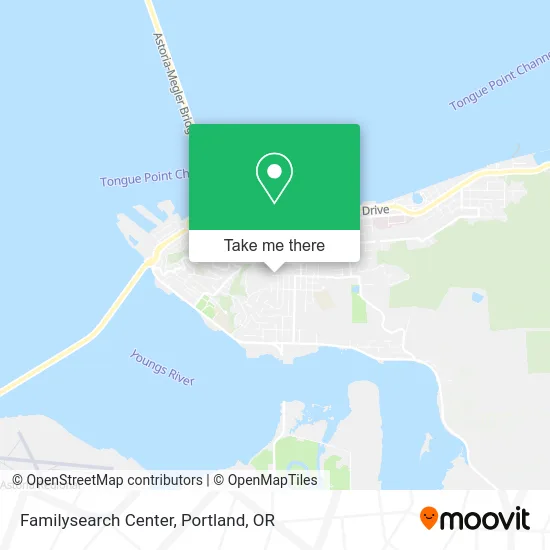 Familysearch Center map
