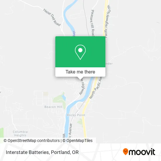 Interstate Batteries map