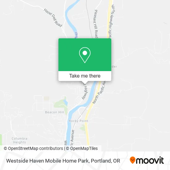 Mapa de Westside Haven Mobile Home Park