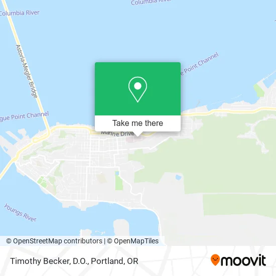 Timothy Becker, D.O. map