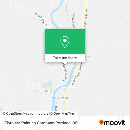 Fistolera Painting Company map