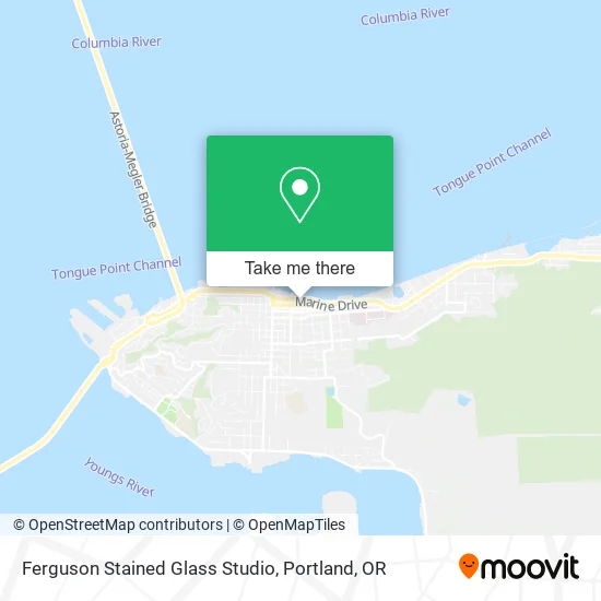 Mapa de Ferguson Stained Glass Studio