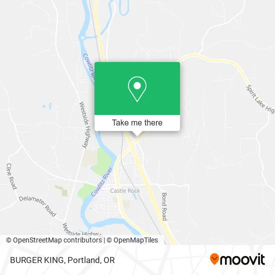 BURGER KING map