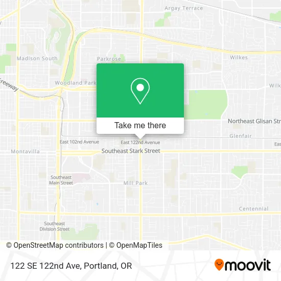 Mapa de 122 SE 122nd Ave