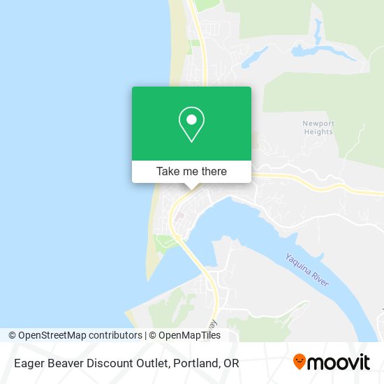 Eager Beaver Discount Outlet map