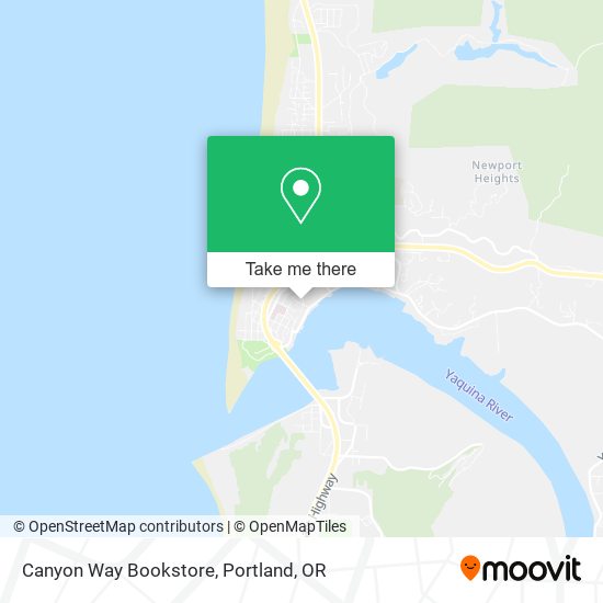 Mapa de Canyon Way Bookstore