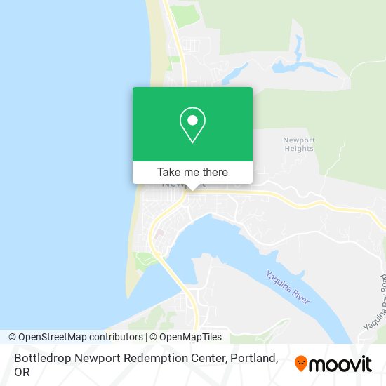 Mapa de Bottledrop Newport Redemption Center