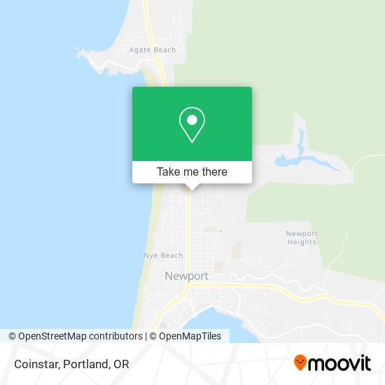 Mapa de Coinstar