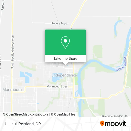 U-Haul map