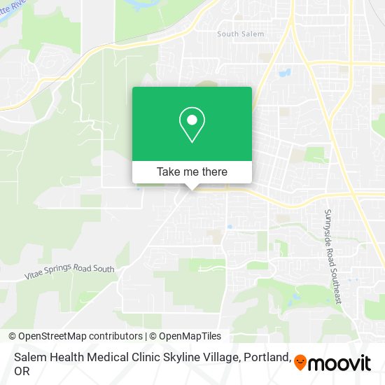 Salem Health Medical Clinic Skyline Village map