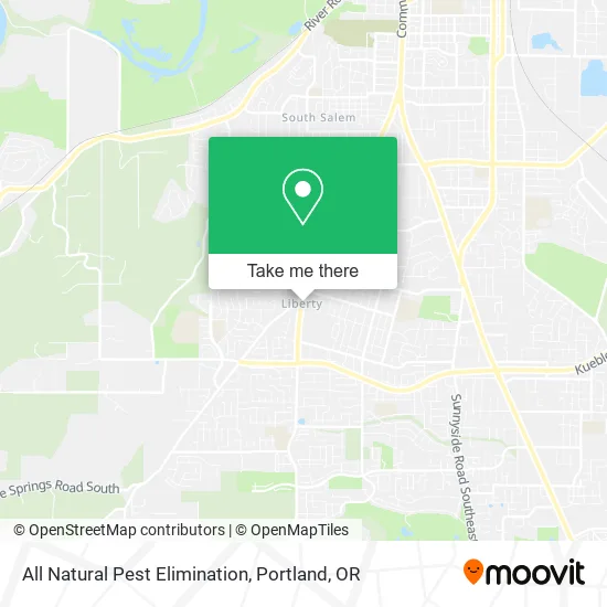 Mapa de All Natural Pest Elimination