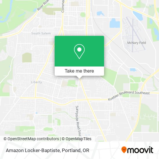Mapa de Amazon Locker-Baptiste