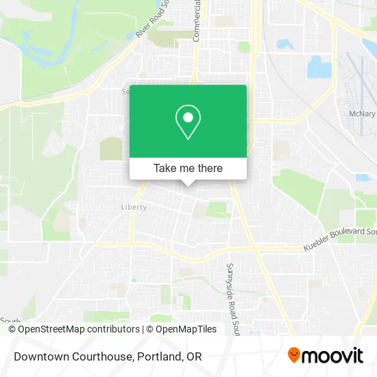 Mapa de Downtown Courthouse