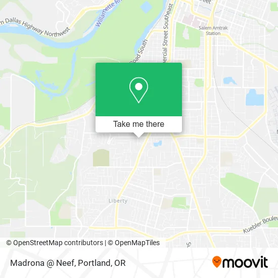 Madrona @ Neef map