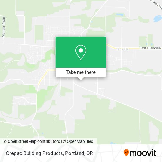 Orepac Building Products map