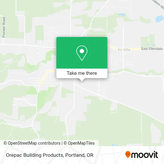 Orepac Building Products map